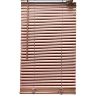 Forhome 60x180 Cm Venetian Blind Krei/Tirai jendela merah muda