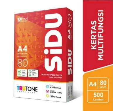 KERTAS HVS A4 80 GRAM SIDU SINAR DUNIA