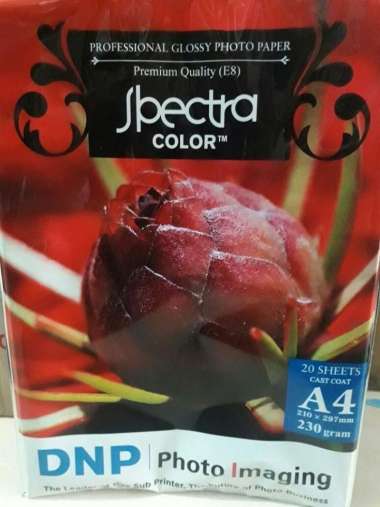 KERTAS FOTO GLOSSY SPECTRA 230gr