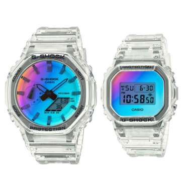 JAM TANGAN COUPLE ORIGINAL CASIO GA 2100SRS 7ADR WITH CASIO DW 5600SRS 7DR JAM COUPLE ORIGINAL CASIO