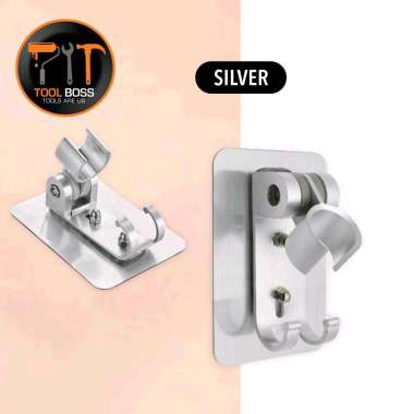 Gantungan Shower Holder - Penyangga Kepala Shower Hitam