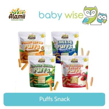 Alamii Puffs Snack Golden Veggie 25gr