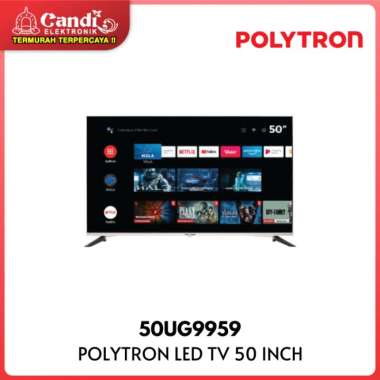 POLYTRON LED Smart Android 4k HDR TV 50 Inch 50UG9959