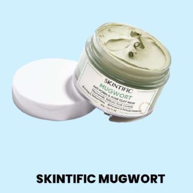 SKINTIFIC Mugwort Anti Pores & Acne Clay Mask | Skintific Mugwort Mask