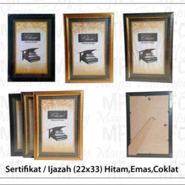 Bingkai Foto Ijazah Sertifikat Ukuran F4(22X33) Cm