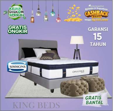 Simmons Spring Bed Opulence Full Bed Set Kasur 160 180 200 100 120 90 180*200 Full Bed Set