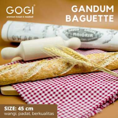 Isi 1 Pcs Roti French Baguette Gandum 45cm/ Whole Wheat Baguette Bread Wholemeal Utuh