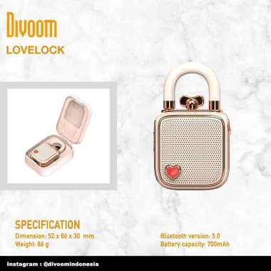 Divoom LoveLock Bluetooth Speaker