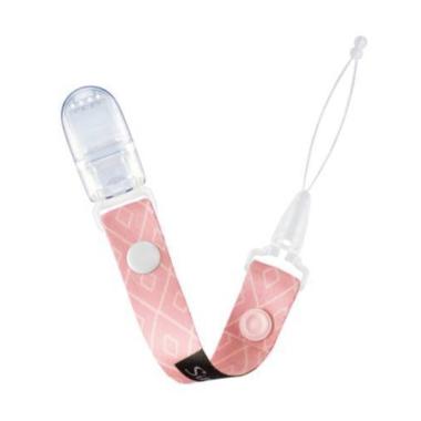 Simba Cyristal Luxury Pacifier Clip Pink