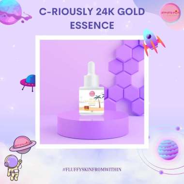 Serum C-Riosly 24k Gold Essence glow luxury bpom /serum wajah/serum gold/anti aging