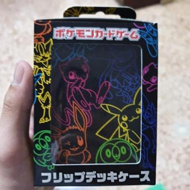 Pokemon Neon Color Pokemon Card Game Flip Deck Box