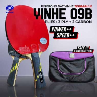 Kayu Bat Tenis Meja Pingpong Bet Rakitan Yinhe 09B FL Carbon Premade