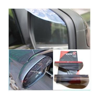 talang air spion mobil calya/sigra Putih gelap Transparan & hitam
