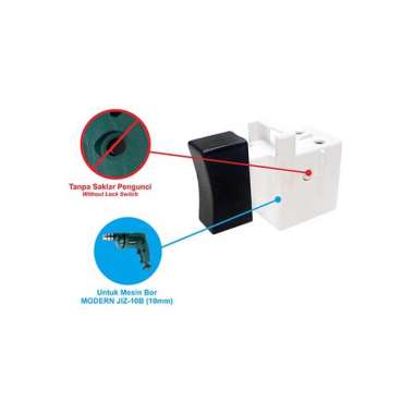 Drill Switch Saklar Bor untuk Modern JIZ-10 (10mm) Putih