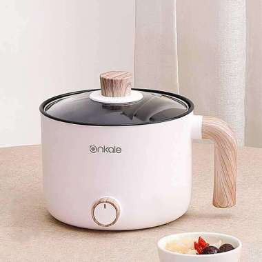 ANKALE Panci Listrik Hot Pot Electric Multi Cooker Putih