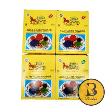 Agar - Agar Bubuk Plain / Putih Kereta Kencana 5 Gr