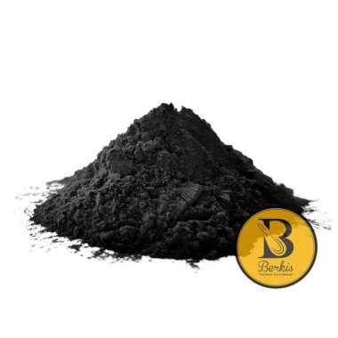 Black Charcoal Powder 500 Gr [Repack] / Bubuk Arang Food Grade