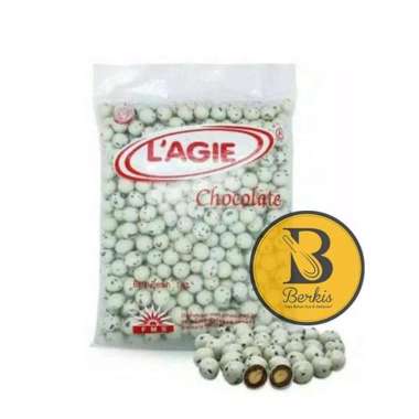 Lagie Planet Repack 250 Gr Bola Coklat Isi Kacang Tanah