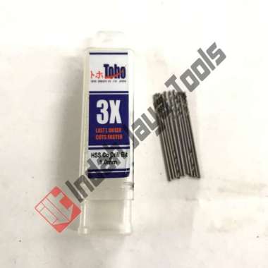 Mata Bor Besi 1 mm TOHO HSS Cobalt Stainless