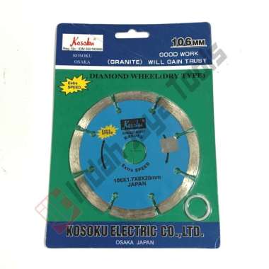 KOSOKU Diamond Wheel Dry Kering 4 Inch - Mata Potong Keramik Gerinda Blade