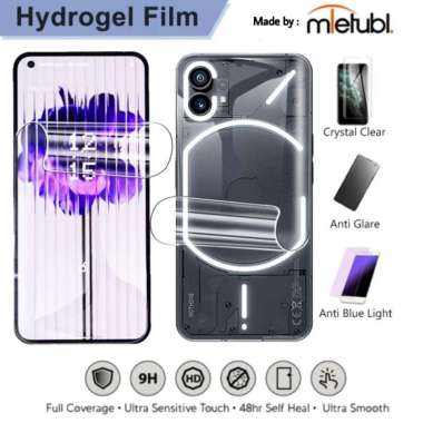 Anti Gores Hydrogel NOTHING PHONE (1) Hydrogel Film Not Tempered Glass Nothing Phone (1) Depan Belak