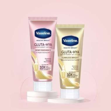 Vaseline Healthy Bright Gluta-Hya Serum Burst-Lotion Badan 200ml Flawless bright