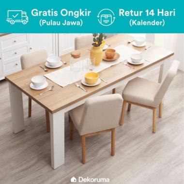 Jual Pro Design Pgdt 180 Meja Makan White Glossy Online November 2020 Blibli