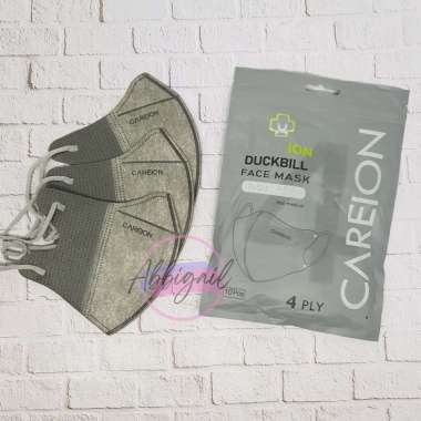 𝘈𝘉𝘎✰ Masker Duckbill Careion Premium 4PLY 1Pack isi 10 Pcs Dewasa Warna warni Face Mask Duck Bill Ea