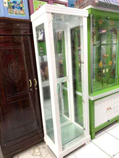 lemari pajangan minimalis bupet pajangan 1 pintu