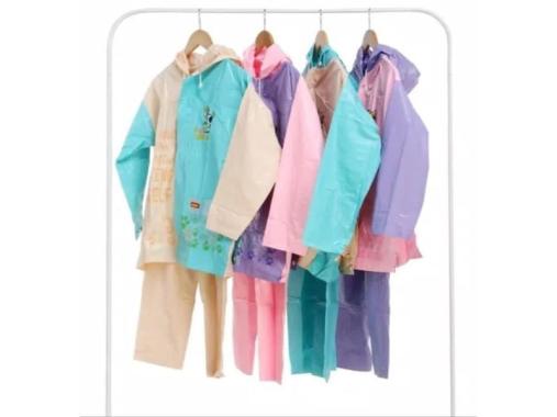 Elmondo Jas Hujan Remaja Stelan Backpack TAS 606 Cream  Semua Ukuran Cream