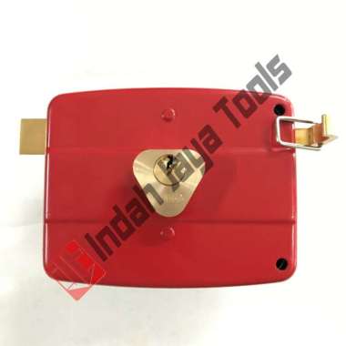 Kunci Pintu Gerbang Besi Otomatis Cobra Merah Simple Key