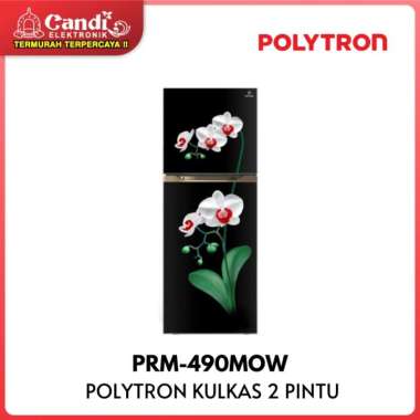 POLYTRON Kulkas 2 Pintu Kapasitas 350 Liter PRM-490MOW