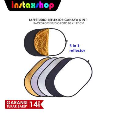 Reflektor Cahaya 5 in 1 Backdrops Studio Foto 88 x 117 cm TaffSTUDIO