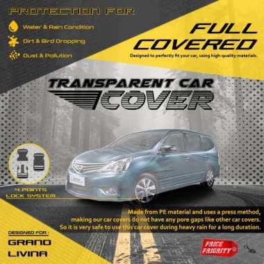 Body Cover Sarung Mobil Plastik GRAND LIVINA Tebal Anti Air WATERPROOF