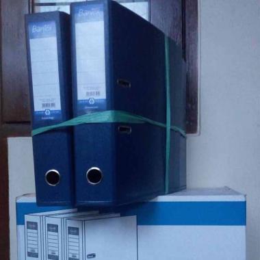 Bantex Folio 1465 Level Arch File PP Ordner [70 mm] Biru tua