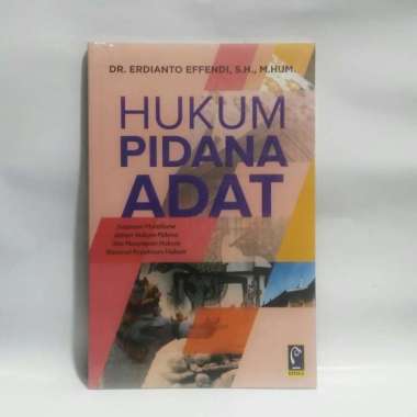 Buku Hukum Pidana Adat