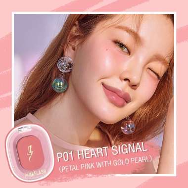 PINKFLASH Soft Pigment Blush On | PINK FLASH Blush On - PF F01 Blush-P01-HeartSgnal