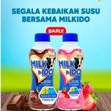 Promo Harga Milk Ido Susu Segar Cokelat 200 ml - Blibli
