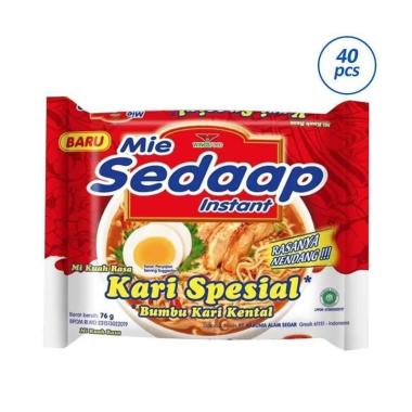 SEDAAP Mie Kari Kental Spesial Makanan Instan [1 dus]