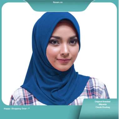 Milyarda hijab instan marshanda fashion/kerudung/jilbab syari/pashmina instant rs.co Biru muda