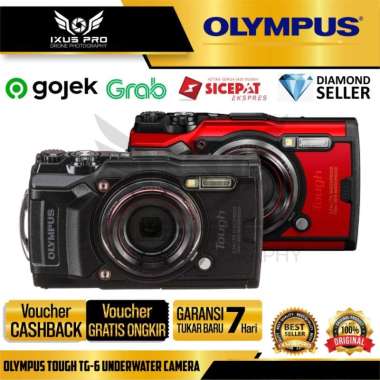Olympus Tough TG-6 / TG6 Underwater Camera BLACK