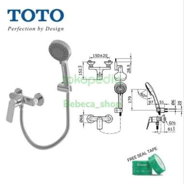 Kran Shower TOTO TX474SRSN Hot & Cold