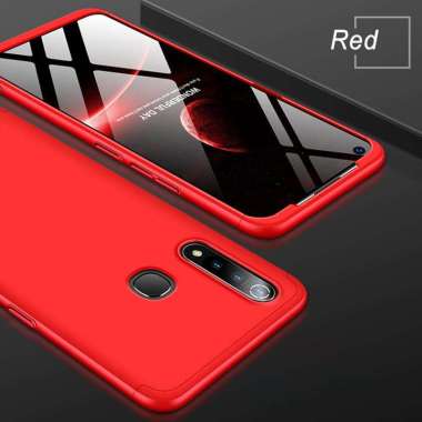 GKK 360 Full Cover Baby Skin Hard Case Huawei P30 Lite Armor - - RED
