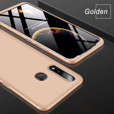 GKK 360 Full Cover Baby Skin Hard Case Huawei P30 Lite Armor - - Gold