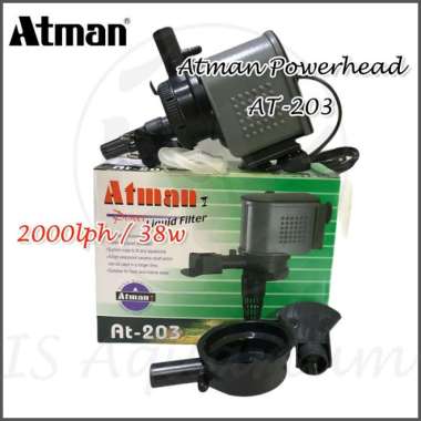 Atman Power Head AT203 AT-203 AT 203 2000 PowerHead Filter Pompa Air L
