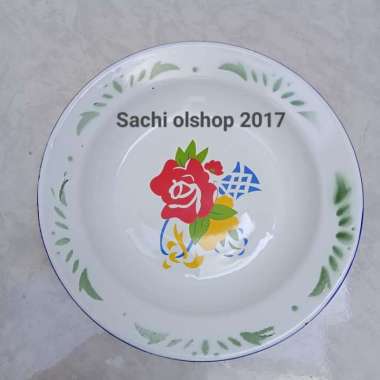 Piring seng 22 cm per 1 lusin