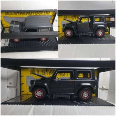 diecast mobil koleksi Suzuki Jimny HITAM 1:18 mainan anak