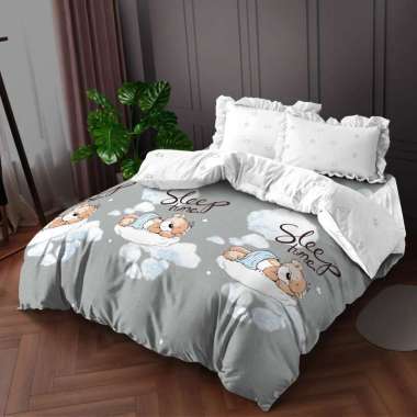 CUCI GUDANG Bed Cover Set 160/180 Kids & Youth Kintakun Dluxe Microfiber B2 (6in1) Rumbai Bimala 180