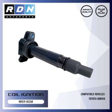 IGNITION COIL KOIL TOYOTA INNOVA FORTUNER HILUX BENSIN RDN 90919-02260 RDN AUTOPARTS ASLI ORIGINAL