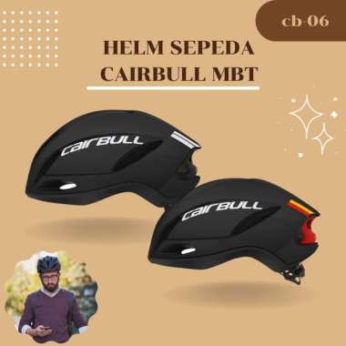 Helm Sepeda Cairbull Bike Helmet MTB Trail Aerodynamic EPS Foam CB-06 Hitam Putih